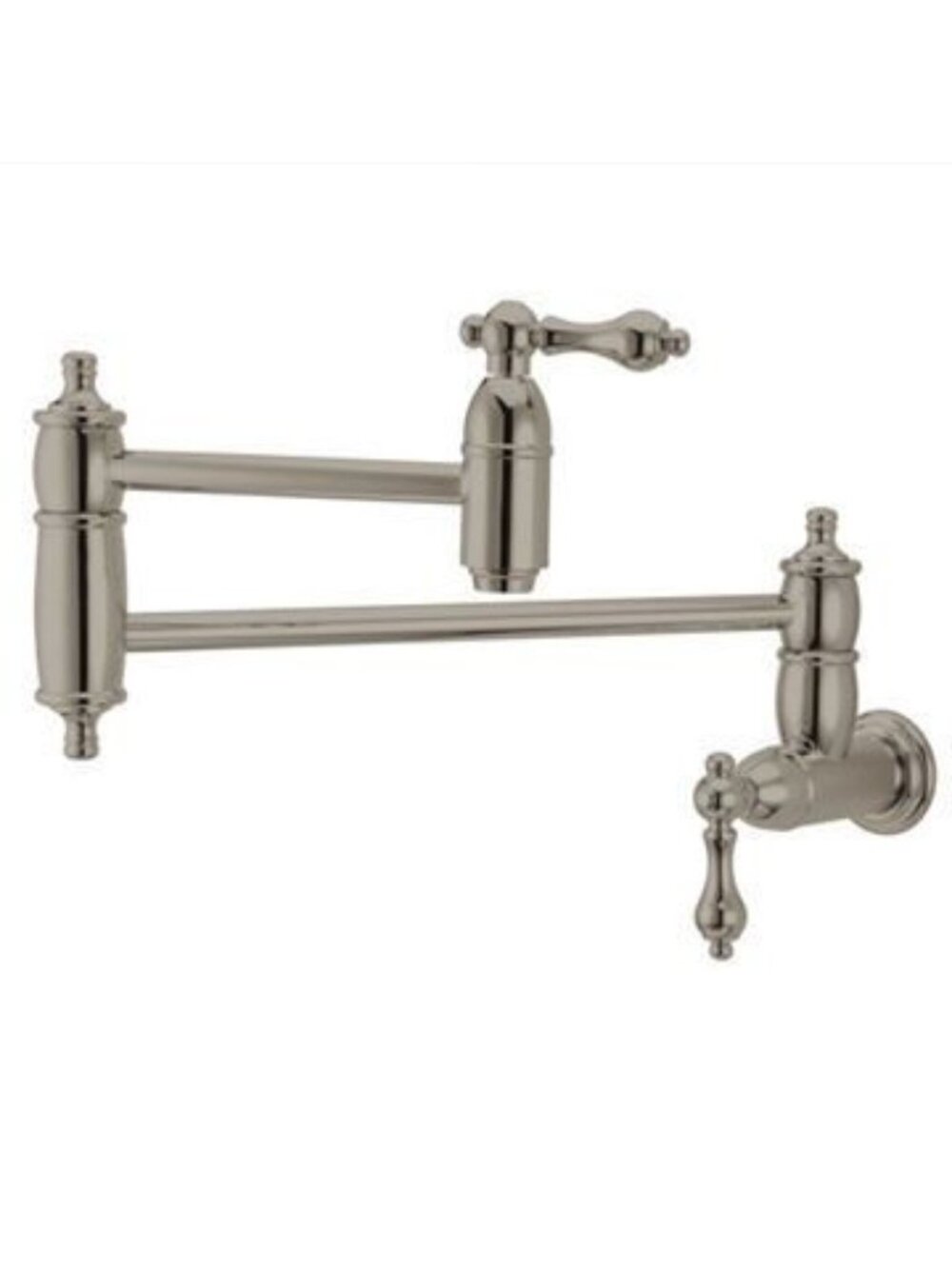 Van Dykes Restorers Pot Filler Wall Mount Brushed Nickel Finish Style...